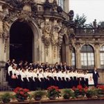 Eigenkonzert vor dem Wallpavilon des Dresdner Zwingers anlässlich der Dresdner Musikfestspiele