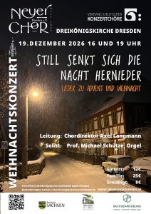 Plakat Weihnachtskonzert 2026